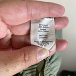 J.Crew Factory Size 4 Linen Sidewalk Skirt Olive Green Pull On Stretch Lined Photo 6