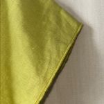 Linen midi dress lemon lime color sz S Yellow Photo 4