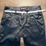 Bubblegum  Vintage Flare Shiny Black l Pants Bootcut Bottoms Size 9/10 Photo 1