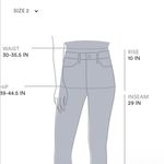 frame denim Frame Le One Skinny Teller Jean in Two Tone Wash Blue Dark Gray Denim Size 2 NWT Photo 11