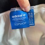 Adidas x Topshop Leather Shorts - White Black Womens Size XS Athletic Photo 3