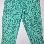 Energy zone Women's Teal & White Patterned Leggings Size S Photo 0