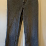 Abercrombie & Fitch Grey 90s Straight Ultra High Rise Jeans Size 31 or 12 Short Photo 0