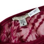 Ecote Burgundy Embroidered See Through Needs Lining Mini Dress Sz Small | 71-20 Photo 2