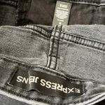 EXPRESS EUC  Black Distressed Jean Shorts Photo 2