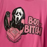 Bella Canvas Customized Ghost Face Pink T-Shirt Photo 2