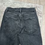 AGOLDE Women's Black Riley High Rise Straight Crop Stretch Button Up Jeans Sz 27 Photo 5