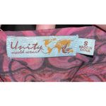 Y2K 2000s Floral Print Lettuce Cap Sleeve Whimsy Fairy Grunge Boho Top SMALL Pink Photo 7