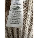 Aerie Cardigan Sweater Women Size OS Oatmeal Oversize Photo 5