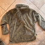 Cozy Olive Plush Lounge Set Sherpa Collar Top + Joggers Women’s oversized Small Green Photo 2