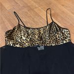 secret treasures  Leopard Print Sheer Slip Dress: Size Large Photo 2