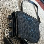 Vegan Sacchetto Mini Black Woven Leather Crossbody Bag By Tokyo Bay Photo 9