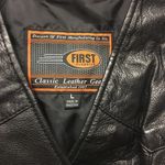 NWT First Classics Leather Motorcycle Vest Photo 2