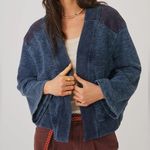 Pilcro NWT Anthropologie  blue swing kimono jacket Photo 0