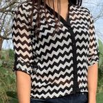 Forever orchid zigzag striped top Photo 0