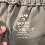 Life is Good  Womens Crusher-Flex Jogger Pants XXL Green Stretch Lounge Casual Photo 1