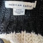 American Eagle  Striped Multicolor Cropped Crewneck Sweater Women's Small Photo 3