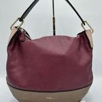 Furla Hobo Bicolor Leather Shoulder Bag Photo 0