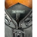 INC Women’s  Black Embellished Tailored Jacket Size Small Photo 6