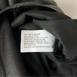 Wild Fable  Sleeveless Spaghetti Strap Black Faux Leather Midi Dress Size M Photo 10