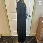 Old Navy  Black Fit & Flare Cutout-Front Midi Dress Size XL Photo 5