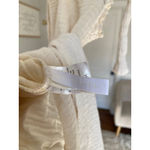 Nothing Fits But Ivory Cotton Gauze Maxi Dress Tie Strap Cottagecore Ethereal White Size M Photo 4