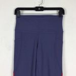 Vie Active Lulu Colorblock High Rise Full Leggings Small Purple Photo 3