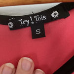 Try! This Pink and Black Lace Sleeveless Dress Size Small Photo 4