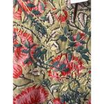 Raj Embroidered Long Sleeve Floral Print Tunic/Dress Green Size L Photo 3