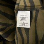 Veronica Beard  Navi Tiger Stripe Puff Sleeve Mini Dress Cotton Silk Blend Size 6 Photo 5