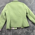 Briggs New York  Women Jacket PL Green Quilted   Solid Short Button Polyester Photo 5