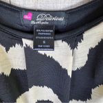 Delirious Small Spaghetti Strap Tan & Black Chevron Print Maxi Dress Photo 4