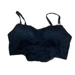 Victoria's Secret Victoria’s Secret PINK Black Lace Lightly Lined Corset Top NWT Sz. L Photo 1