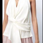 ZARA Linen Blend Halter Top Photo 2