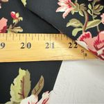 Brooks Brothers  Black Red Floral Long Sleeve Dress Womens 14 Mini Fall Preppy Photo 11