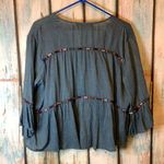 ZARA  Woman Blue 3/4 Length Sleeve Cardigan/Cape Size L Photo 5