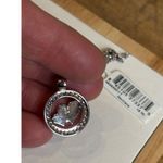 Fine Silver Plated Heart Pendant Necklace With Two Photo 3