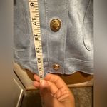 ZARA  powered blue jacket with gold buttons Photo 8