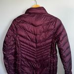 Abercrombie & Fitch  Women's Puffer Jacket Lightweight Down Insulated Maroon S Photo 4