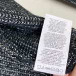 CAbi Black Marled Knitted Long Cloak Duster Cardigan Sweater Size M Style #3530 Photo 5