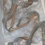 Steve Madden Silver Sparkly Heels Photo 0