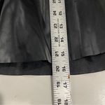 Entro  Faux Leather Pleated Mini Skort Size M Side Zip Preppy Biker Skater Y2K Photo 7