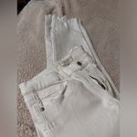 Harper  Heritage mid rise white kick crop raw hem Women Dark Jeans size 25 Photo 3