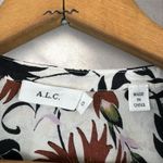 ALC Frank A.L.C.‎ Steele Passi Flora Silk Sleeveless Top Blouse Sz 0 Photo 4