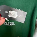 Hype and Vice NWT Michigan State Rookie Sweater Pullover Raglan Fleece Cropped Green Size XS Photo 4