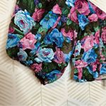 For Love & Lemons π Maggie Floral Puff Sleeve Crop XS Photo 7