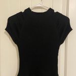 Vintage‎ women’s knit top denim embroidered skirt dress small Black Photo 1