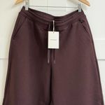 Everlane Luxe Fleece Wide-Leg Sweatpant in Dark Chocolate, Size Large Photo 6