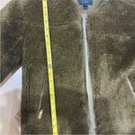 J.Crew  faux fur jacket. A beautiful olive green color NWT Photo 5