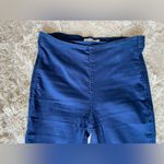 Free People  Skinny Jeans High Waist Jeggings Denim Frayed Hem Pull On Stretch 28 Photo 3